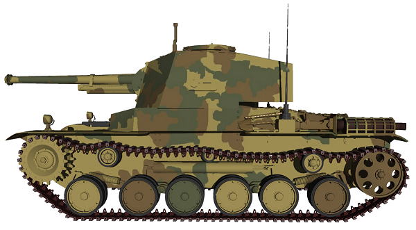 CG 日本陸軍 ３式中戦車 チヌ